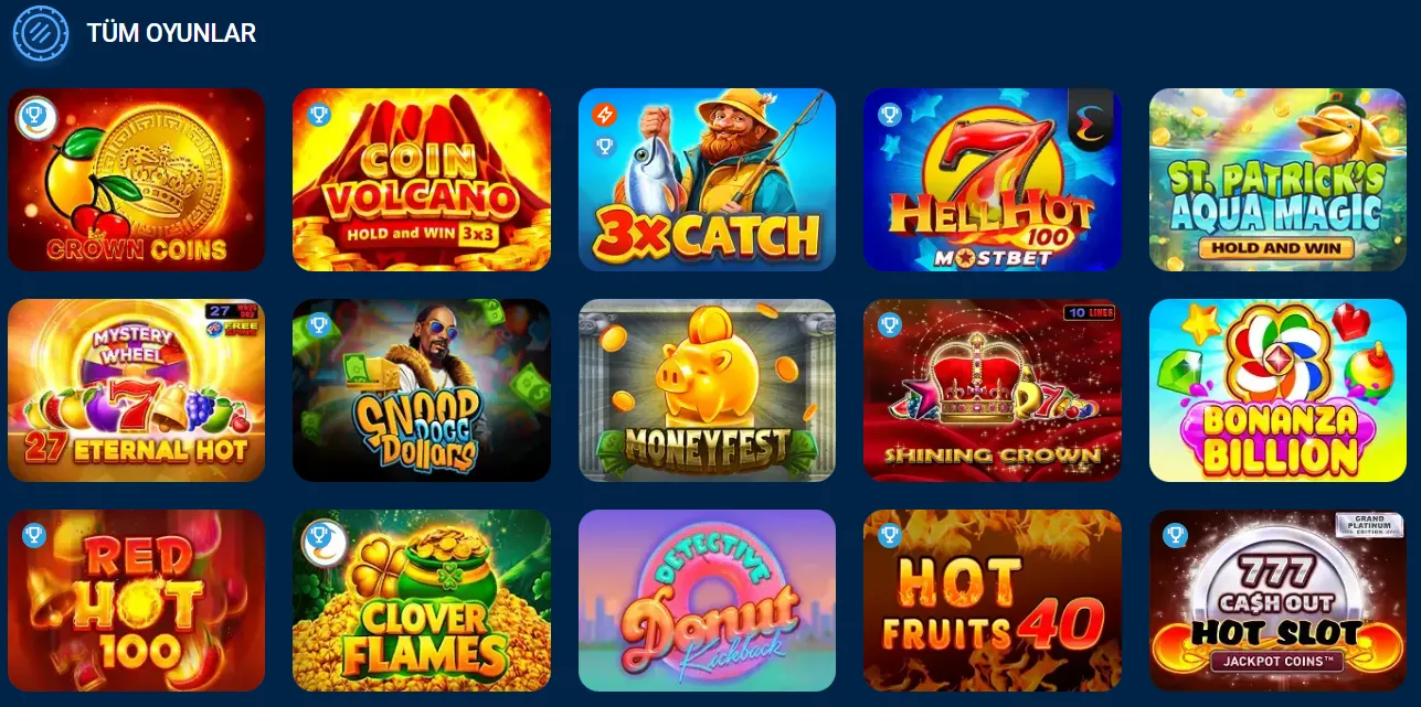 Mostbet'te ne Oynanır 